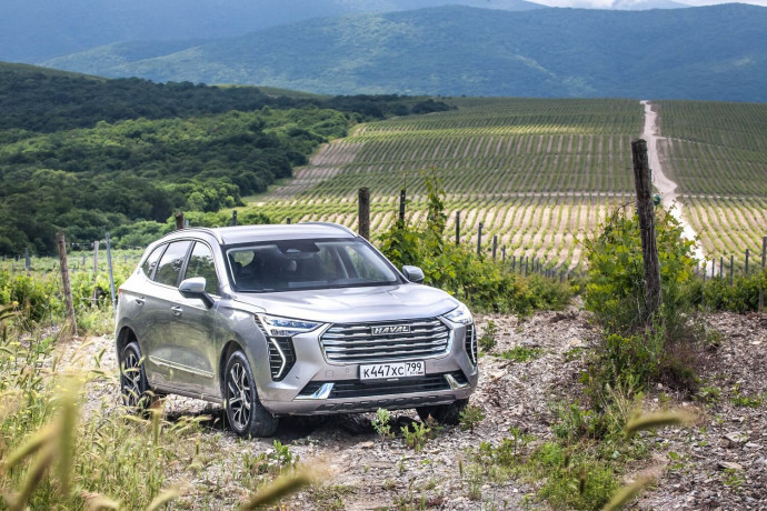 Haval Jolion на Виноградниках Абрау-Дюрсо